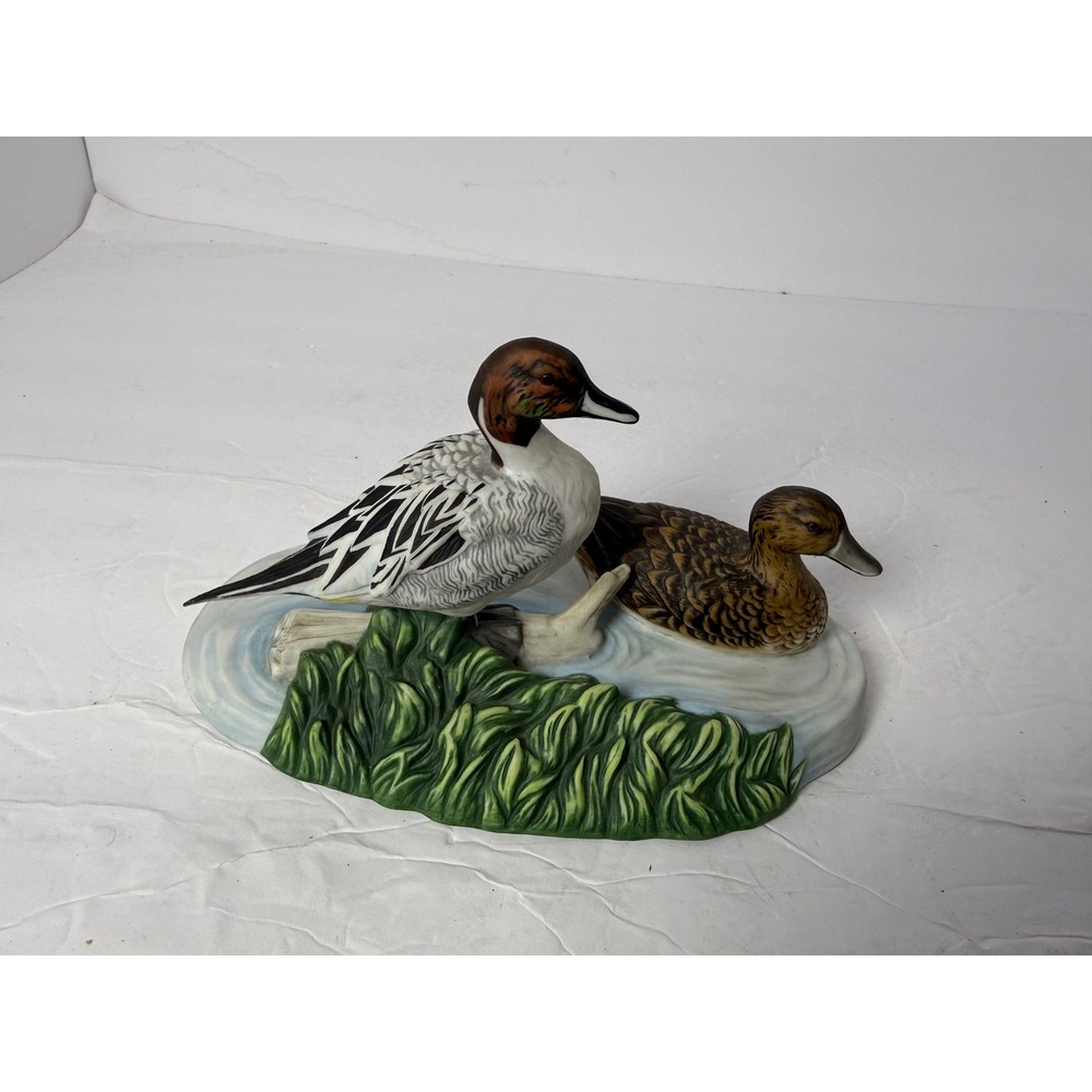 Edwin M Knowles The Pintail Duck Figurine Bart Jerner Nature's Treasures 1987